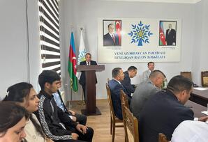 Vətən müharibəsi iştirakçıları və qazilərlə görüş keçirildi - FOTOLAR