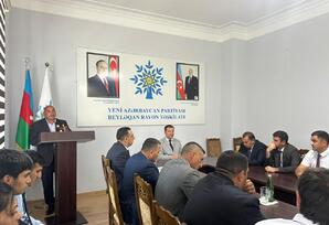 Vətən müharibəsi iştirakçıları və qazilərlə görüş keçirildi - FOTOLAR