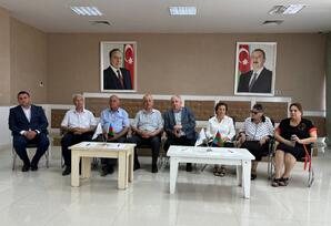 Göyçayda partiya veteranları ilə gənclərin görüşü keçirlib - FOTOLAR