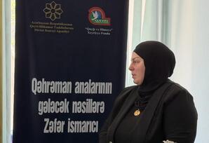 “Qəhrəman analarının gələcək nəsillərə Zəfər ismarıcları” - FOTOLAR