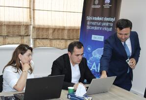 “Süni intellekt dəstəyi ilə məzmun yaratma bacarıqlarının inkişafı” layihəsi çərçivəsində təlim keçirilib