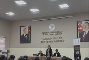 Qəbələ Dövlət Peşə Təhsil Mərkəzində maarifləndirici tədbir keçirilib - FOTOLAR