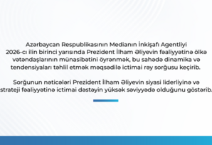 “Azərbaycan Respublikasının Prezidentinin fəaliyyəti ictimai rəydə” sosioloji sorğunun nəticələri