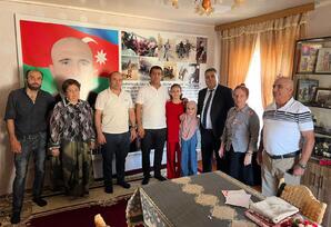 Astarada şəhid ailələri ziyarət olunub