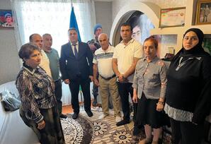 Astarada şəhid ailələri ziyarət olunub