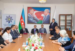 YAP Şəmkir rayon təşkilatının yeni sədri ictimaiyyətə təqdim olunub - FOTO