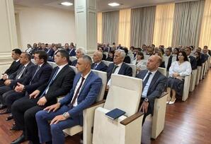 YAP Qusar rayon təşkilatının yeni təyin olunmuş sədri ictimaiyyətə təqdim edilib - FOTOLAR