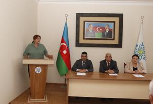 YAP Sədərək rayon təşkilatının yeni təyin olunmuş sədri Vüsalə Əliyeva ictimaiyyətə təqdim edilib