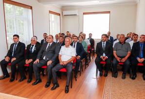 YAP Sədərək rayon təşkilatının yeni təyin olunmuş sədri Vüsalə Əliyeva ictimaiyyətə təqdim edilib