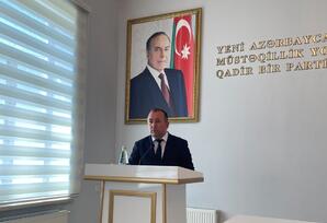 YAP Quba rayon təşkilatında hesabat yığıncağı keçirilib