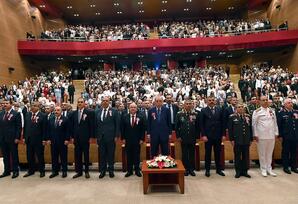 Zakir Həsənov Ərdoğanla birlikdə kursantların buraxılış mərasimində iştirak edib - FOTOLAR 