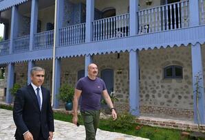 İlham Əliyev Şuşada "Yasəmən" hotelinin yeni korpusları ilə tanış olub - FOTOLAR 