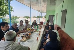 Yubilyarın evində görüş keçirildi - FOTO