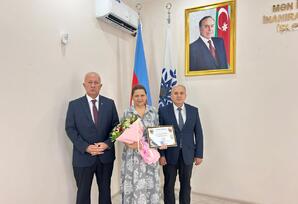 Şəhid anası Bağıyeva Simuzər Əli  qızının 55 illik yubileyi  münasibətilə görüş keçirilib - FOTO