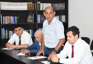 Qaradağ rayonunda müharibə və faciələrlə bağlı fəaliyyət göstərən QHT rəhbərləri ilə görüş keçirilib