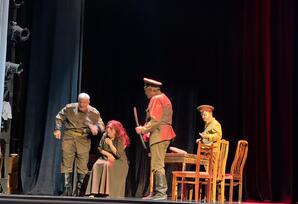 “Sürgün sevgi” tamaşası hazırlanır - FOTOLAR