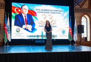 YAP Xəzər rayon təşkilatının 33-cü ildönümü qeyd olunub - FOTOLAR