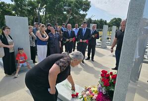Xüsusi Təyinatlı Qüvvələrin kapitanı, şəhid Nurlan Mustafayevin mövludu münasibətilə  məzarı ziyarət olunub - FOTO