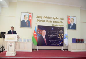 Yeni Azərbaycan Partiyası Tərtər Rayon Təşkilatının yaradılmasının 33-cü ildönümü qeyd olunub - FOTO
