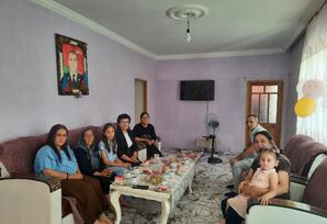 Kəngərlidə şəhid ailəsi ziyarət olunub - FOTO