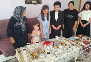 Kəngərlidə şəhid ailəsi ziyarət olunub - FOTO