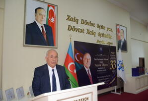 Yeni Azərbaycan Partiyası Tərtər Rayon Təşkilatının yaradılmasının 33-cü ildönümü qeyd olunub - FOTO