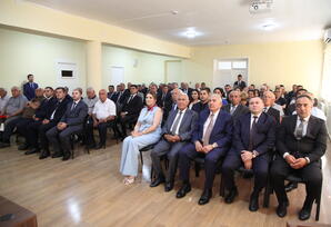 Tovuzda Yeni Azərbaycan Partiyası Tovuz rayon təşkilatının yaradılmasının 33 illiyi qeyd olunub - FOTO
