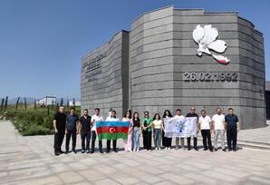 YAP Naftalan şəhər təşklilatı Qarabağ iqtisadi rayonuna səfər təşkil edib - FOTO