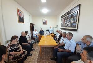 Piral kənd ərazi partiya təşkilatında hesabat-seçki yığıncağı keçirilib - FOTOLAR