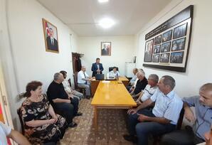Piral kənd ərazi partiya təşkilatında hesabat-seçki yığıncağı keçirilib - FOTOLAR