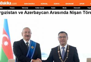Prezident İlham Əliyevin Qırğızıstana səfəri Türkiyə və Şimali Kipr Türk Cümhuriyyəti mediasının diqqət mərkəzindədir