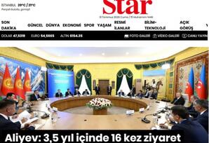 Prezident İlham Əliyevin Qırğızıstana səfəri Türkiyə və Şimali Kipr Türk Cümhuriyyəti mediasının diqqət mərkəzindədir