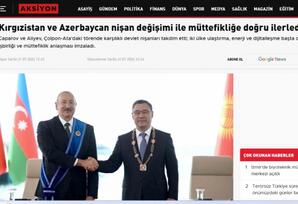 Prezident İlham Əliyevin Qırğızıstana səfəri Türkiyə və Şimali Kipr Türk Cümhuriyyəti mediasının diqqət mərkəzindədir