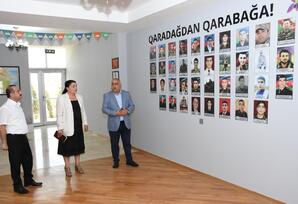 Qaradağ rayonunda gənclərlə görüş keçirilib - FOTOLAR