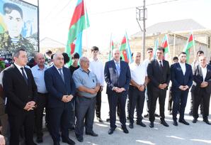 Qaradağ rayonunun Puta qəsəbəsində Şəhid Aslan Əliyevin xatirəsi anılıb