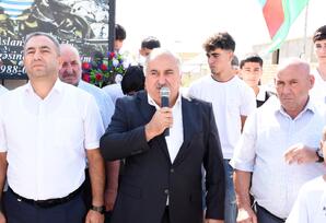 Qaradağ rayonunun Puta qəsəbəsində Şəhid Aslan Əliyevin xatirəsi anılıb