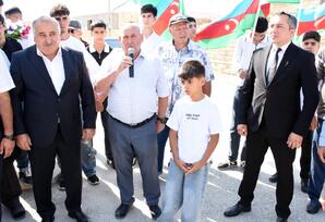Qaradağ rayonunun Puta qəsəbəsində Şəhid Aslan Əliyevin xatirəsi anılıb