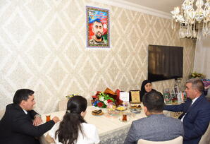 Partiya veteranı ilə görüş keçirilib - FOTO