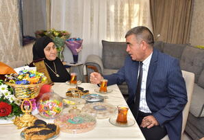 Partiya veteranı ilə görüş keçirilib - FOTO