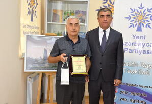 Ağstafada partiya veteranları ilə görüş keçirilib - FOTO