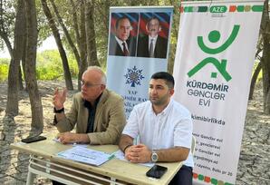 Kürdəmirdə “Gənclərin yay düşərgəsi” təşkil olunub