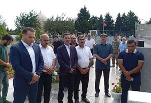 Şəhid Mütəllimzadə Ağacavadın doğum günündə məzarı ziyarət olunub