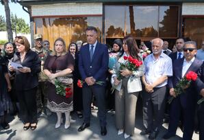 Şəhid kapitan Həmidağa Hüseynzadənin doğum günü qeyd olunub - FOTO
