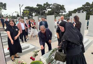 Şəhid Kazımov Vüsal Vüqar oğlunun doğum günündə əziz xatirəsi yad edildi
