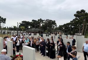 Şəhid Kazımov Vüsal Vüqar oğlunun doğum günündə əziz xatirəsi yad edildi
