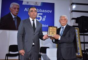 Ağstafada partiya veteranı Akif Abbasovun anadan olmasının 85 illik yubileyi qeyd olunub - FOTOLAR
