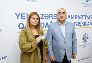YAP Qaradağ rayon təşkilatında partiyaya yeni qəbul olunan üzvlərlə görüş keçirilib - ŞƏRH
