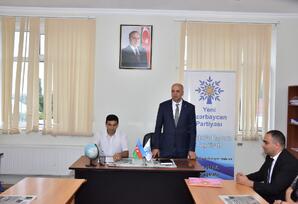 YAP Ağstafa rayon təşkilatının Ərazi Partiya Təşkilatında seçki yığıncağı keçirilib - FOTOLAR