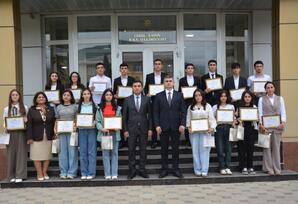 Qəbul imtahanlarında yüksək nəticə göstərmiş lerikli gənclərlə görüş - FOTO