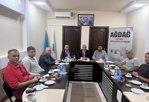 YAP Qaradağ rayon təşkilatı “Avanqard N” MMC-də görüş keçirib - FOTOLAR